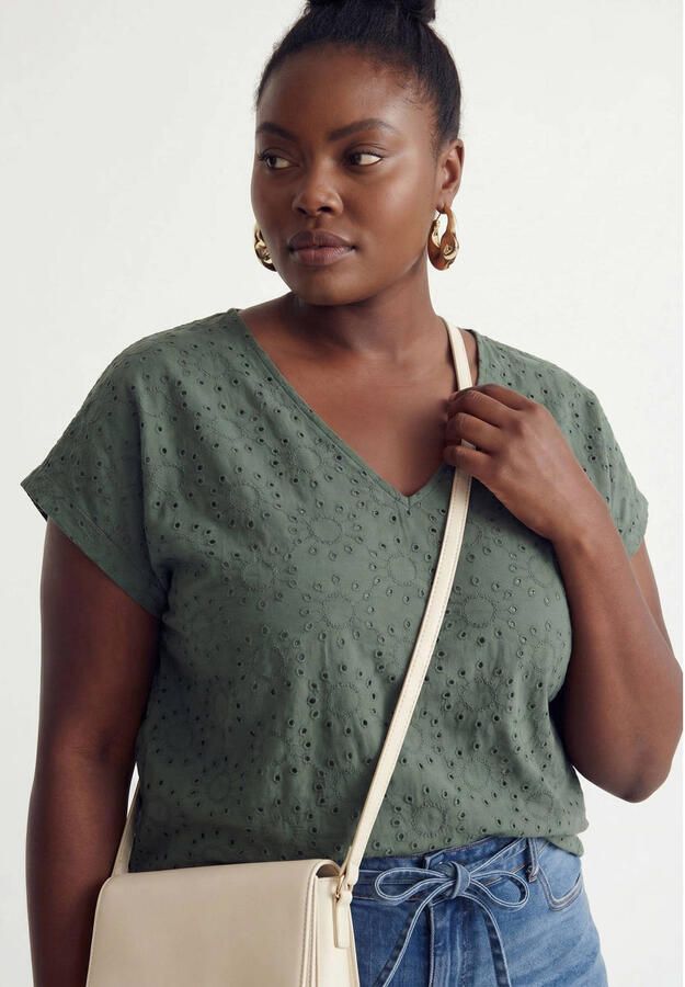 VERO MODA CURVE top groen