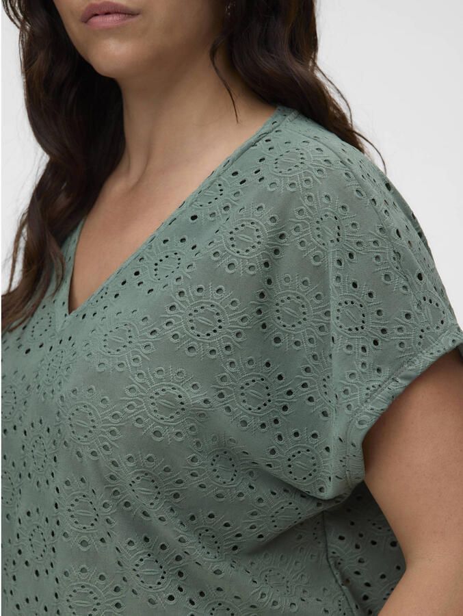 VERO MODA CURVE top groen - Foto 2
