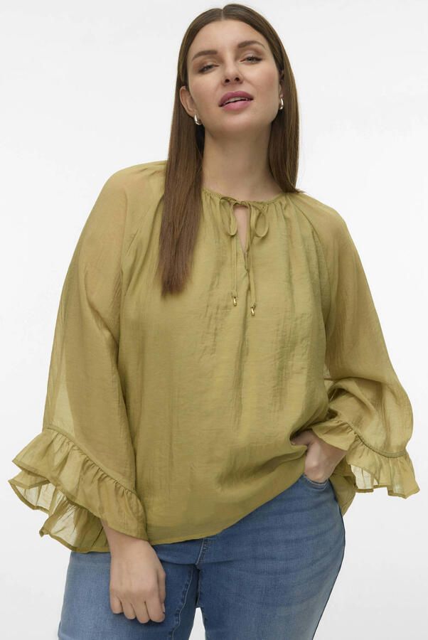 VERO MODA CURVE top lichtgroen - Foto 3