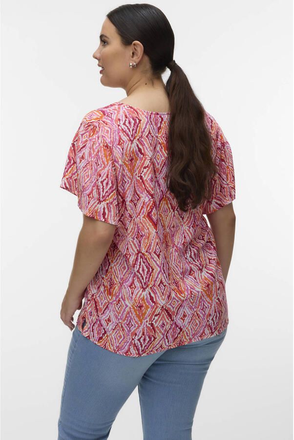 VERO MODA CURVE top oranje - Foto 3