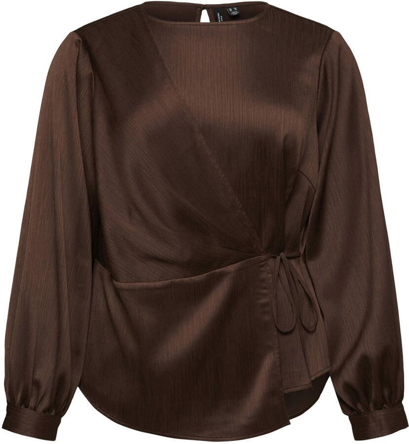 VERO MODA CURVE top Plus Size bruin
