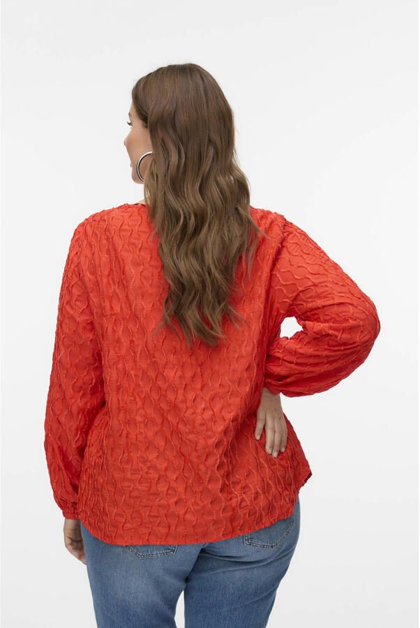 VERO MODA CURVE top rood - Foto 3