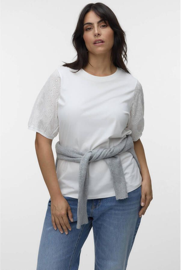 VERO MODA CURVE top wit - Foto 3