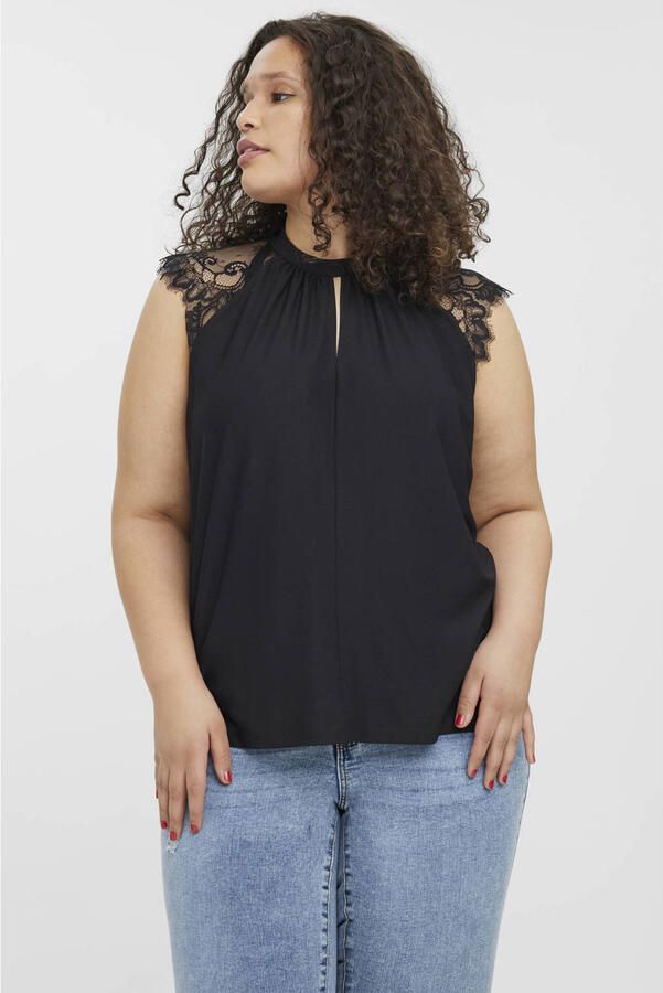 VERO MODA CURVE top zwart