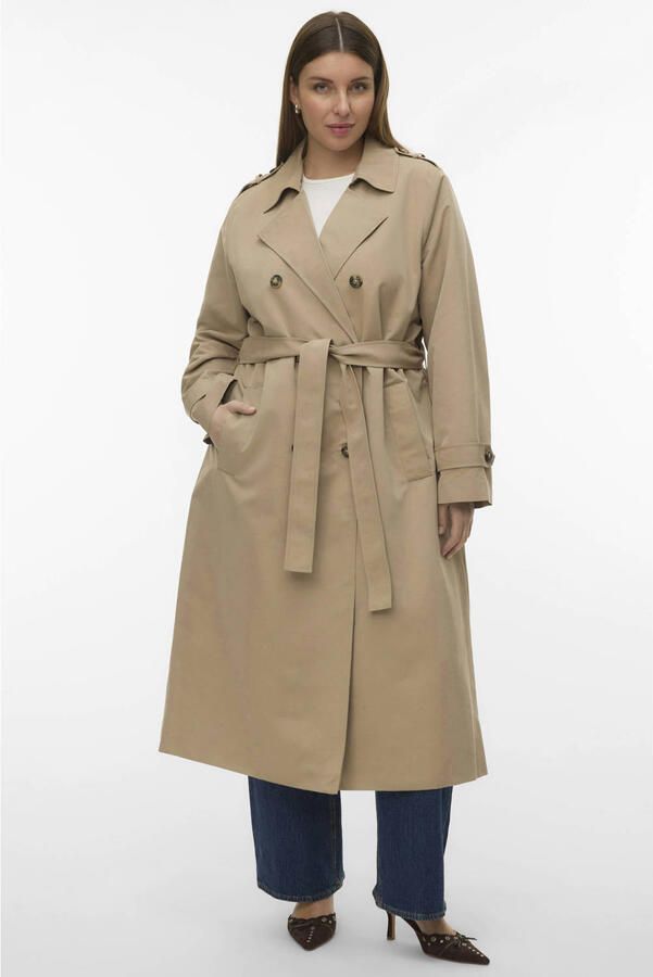 VERO MODA CURVE trenchcoat beige - Foto 3