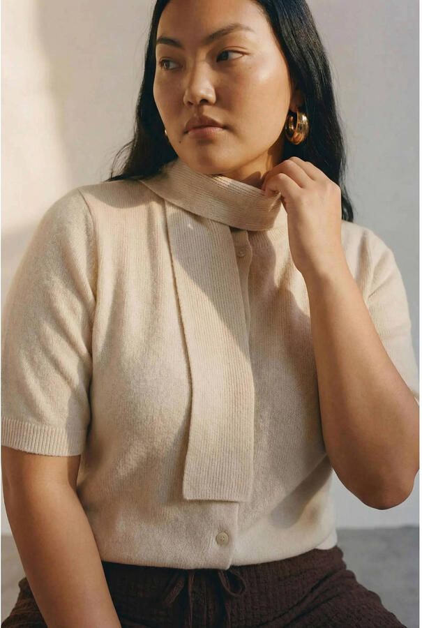 VERO MODA CURVE vest gebreid