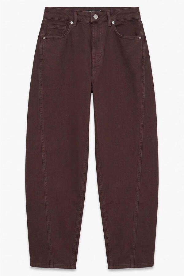 VERO MODA CURVE x Wehkamp barrel jeans bruin