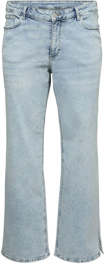 VERO MODA CURVE Vmcmari Tessa Hr Wide Jeans Mix Cur high waist wide leg jeans blauw - Foto 3