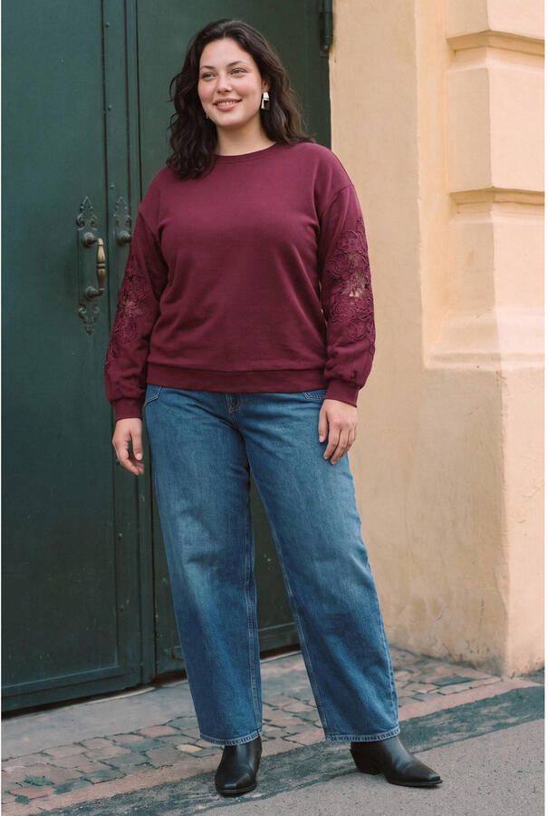 VERO MODA CURVE Vmczelda Hr Pockeet Barrel jeans mediumblauw - Foto 2