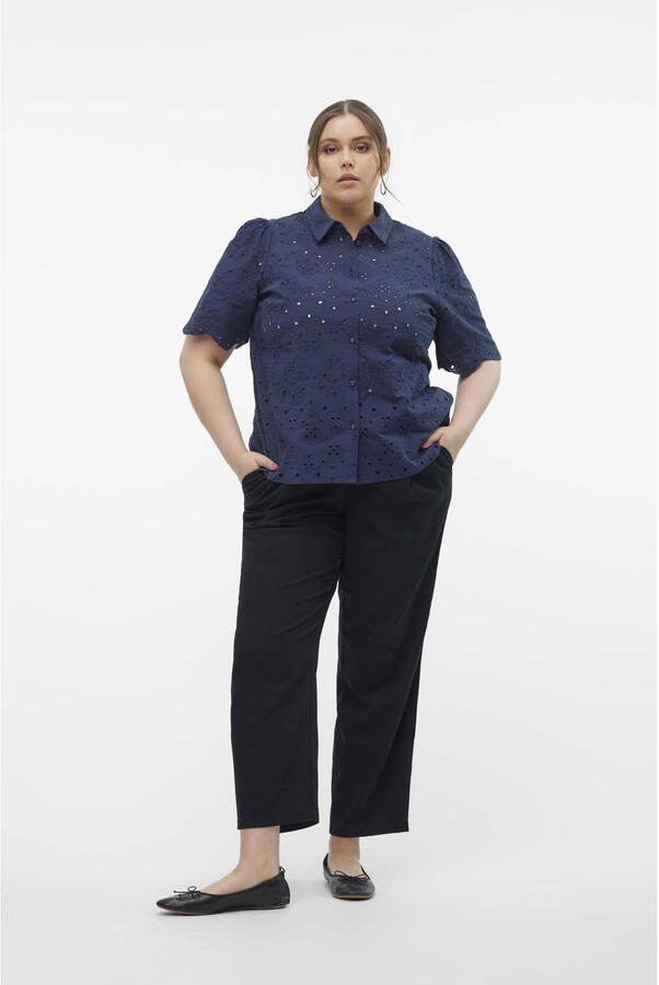 Vero Moda Curve Comfortbroek VMJESMILO ANKLE PANTS WVN GA NOOS CUR - Foto 3