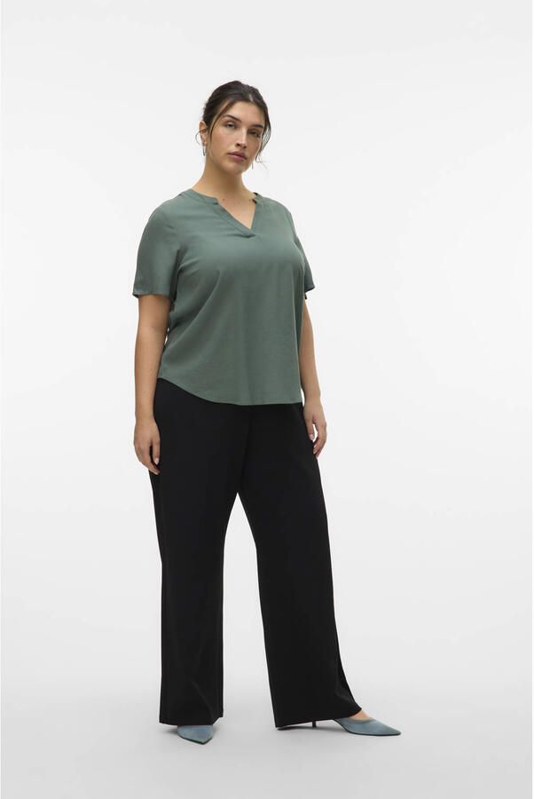 Vero Moda Curve Pantalon VMCBERLIN ZAMIRA MW WIDE PANT CUR
