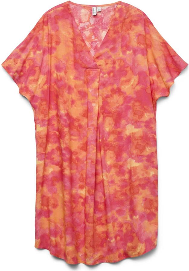 VERO MODA CURVE zomerjurk oranje