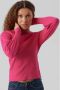Vero Moda Vmhollykarispuff LS O-Neck Pullov G Roze Dames - Thumbnail 1