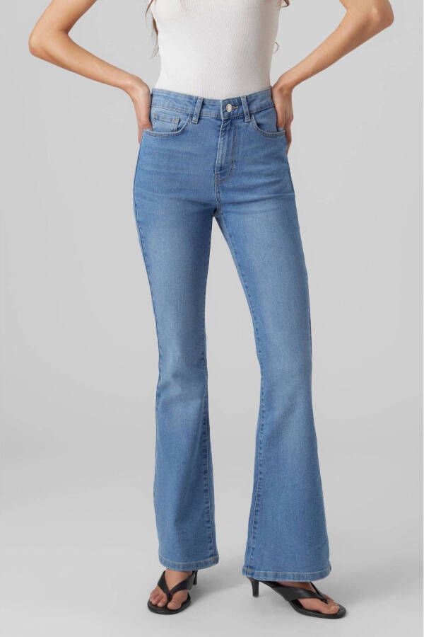 VERO MODA flared jeans VMSIGA medium blue denim