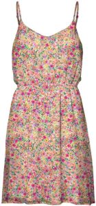 VERO MODA gebloemde A-lijn jurk VMKAYA van gerecycled polyester multicolor