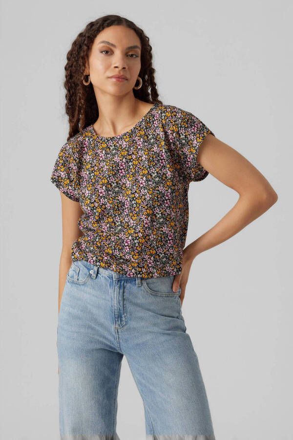 VERO MODA gebloemde top VMJEASY multi