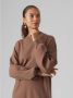 Vero Moda Gebreide jurk VMNANCY LS FUNNELNECK DRESS GA NOOS - Thumbnail 1