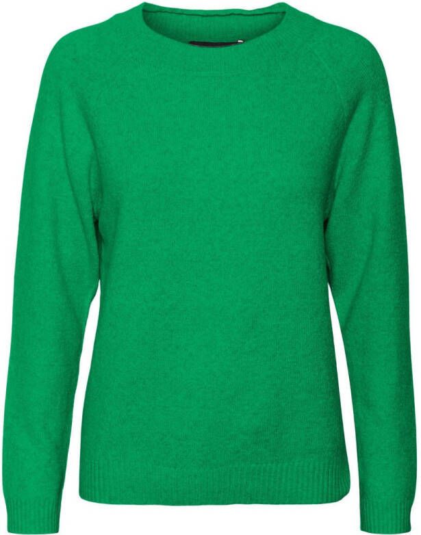 Vero Moda Stijlvolle gebreide trui voor modebewuste vrouwen Groen Dames