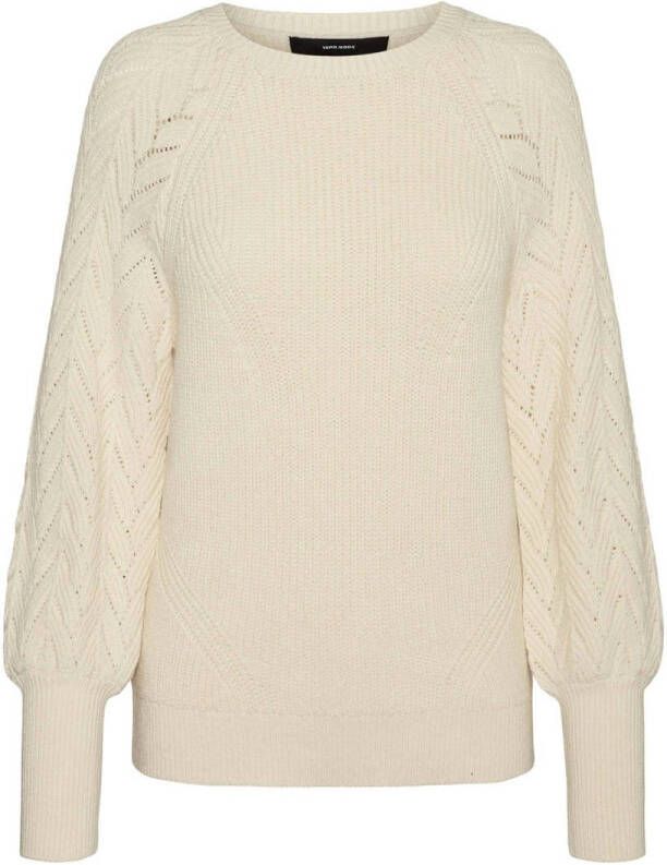 Vero Moda Gebreide pullover met structuurmotief model 'NICOLA'