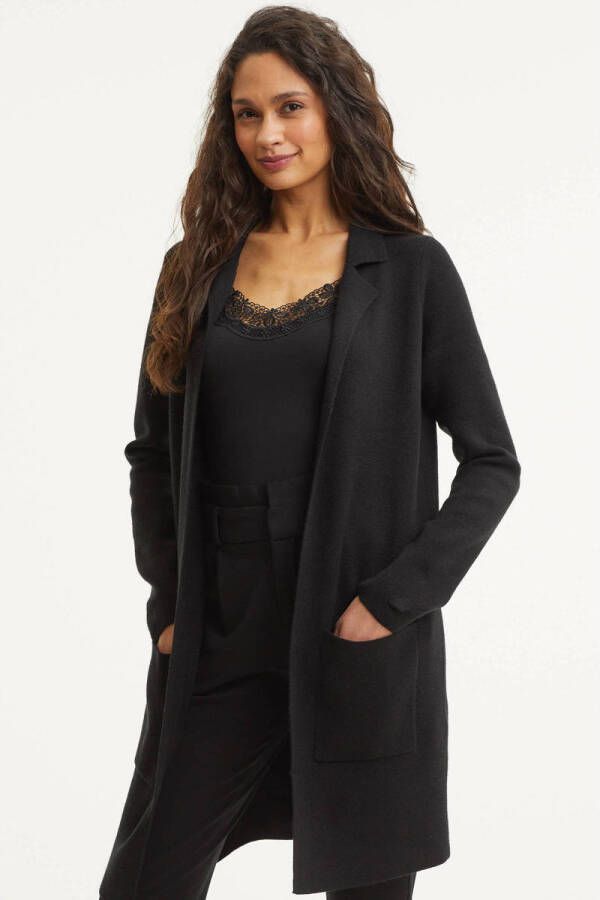 Vero Moda Gebreide jas met opengewerkte voorkant model 'Tasty'