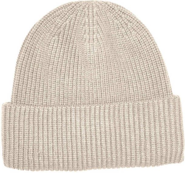 VERO MODA geribde muts VMSABA ecru