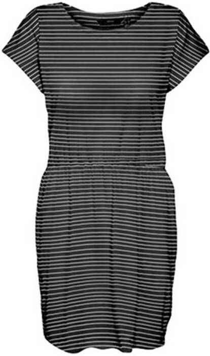 VERO MODA gestreepte jurk VMLUNA zwart wit