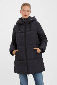 Vero Moda Outdoor Lange jas met steekzakken opzij model 'FLORA'