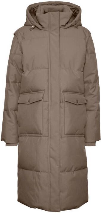 Vero Moda Gewatteerde jas VMMADELYN LONG COAT NOOS ook als bodywarmer te dragen