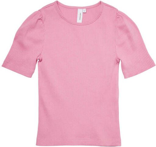 VERO MODA GIRL T-shirt VMLAVENDER roze Meisjes Stretchkatoen Ronde hals 146 152