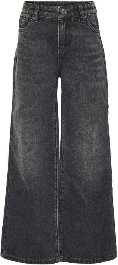VERO MODA GIRL high waist wide leg jeans VMDAISY medium grey denim