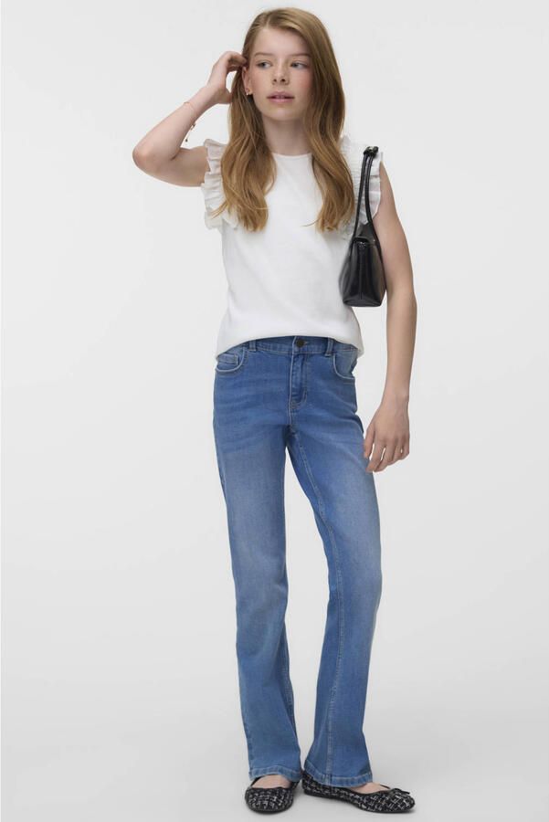 VERO MODA GIRL mouwloze top wit