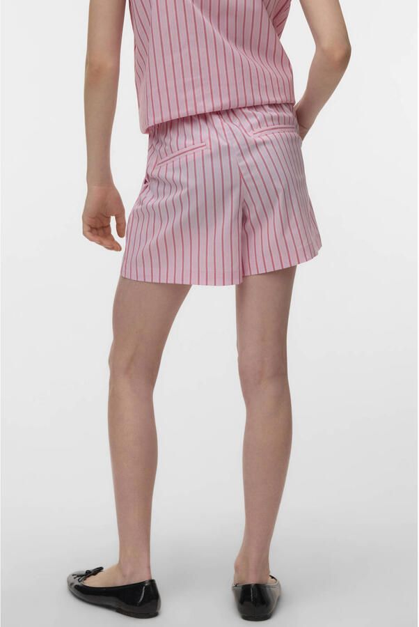 VERO MODA GIRL regular gestreepte casual short roze - Foto 2