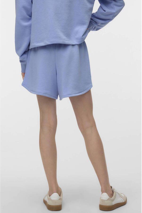 VERO MODA GIRL regular sweatshort lichtblauw Korte broek Meisjes Polyester - Foto 2