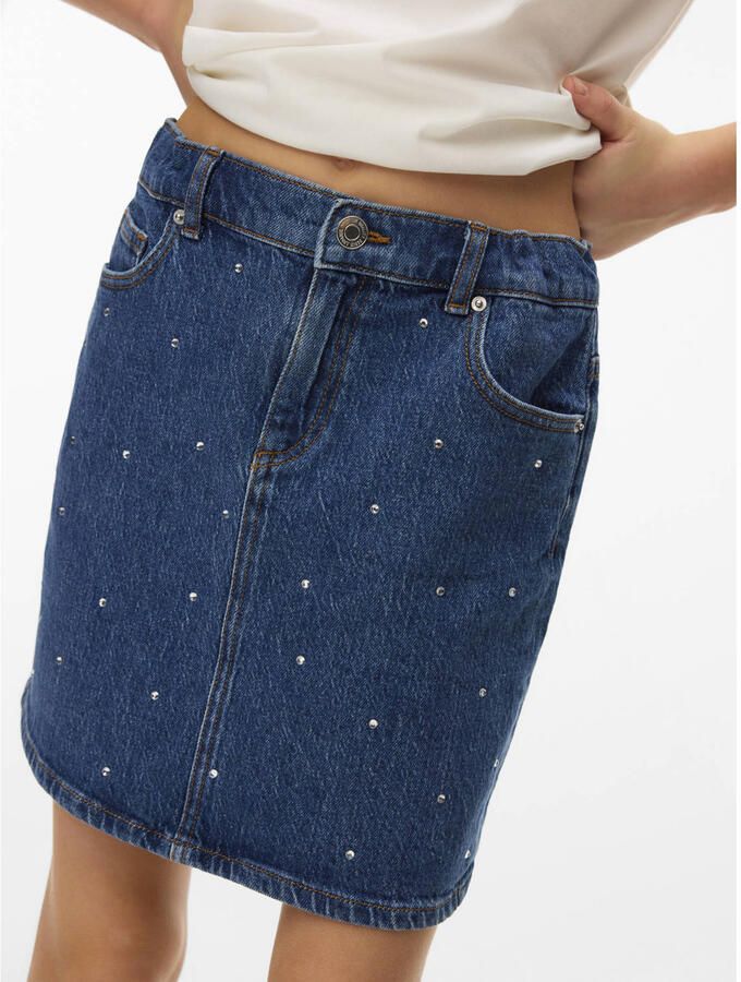 VERO MODA GIRL spijkerrok medium blue denim - Foto 2