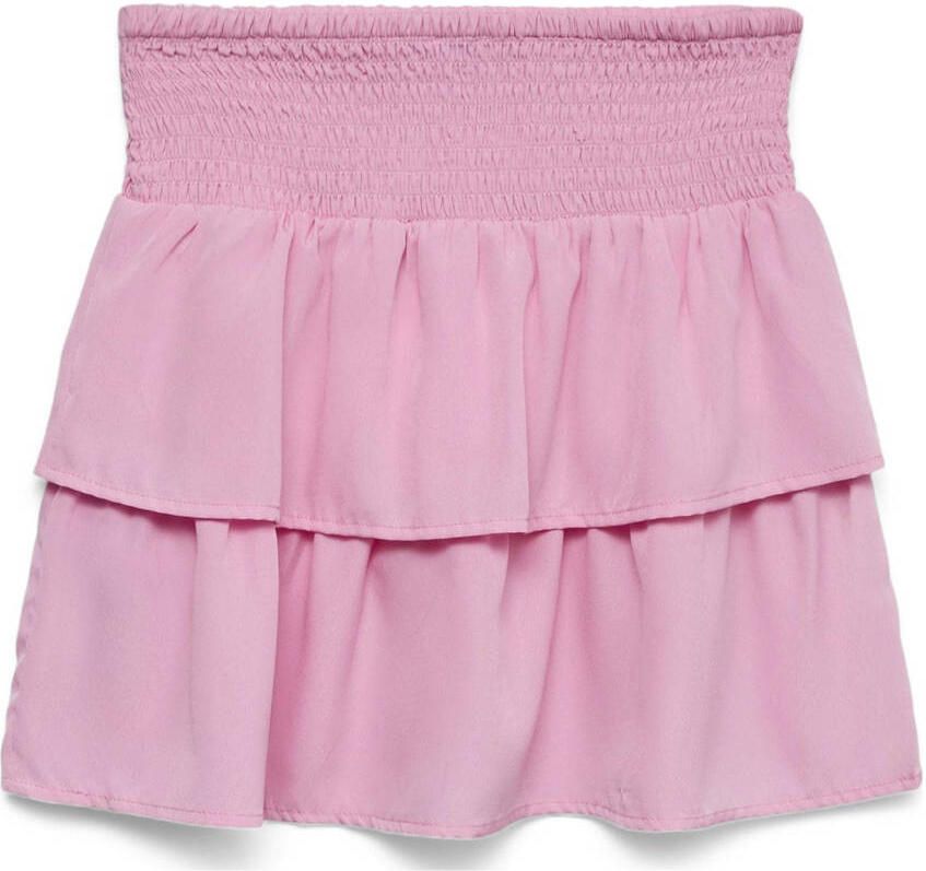 VERO MODA GIRL strokenrok lichtroze