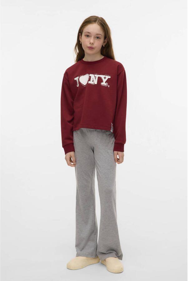 VERO MODA GIRL sweater donkerrood - Foto 2