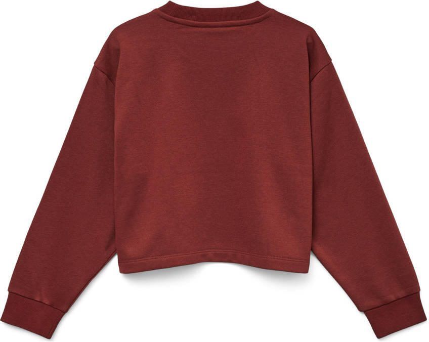VERO MODA GIRL sweater donkerrood