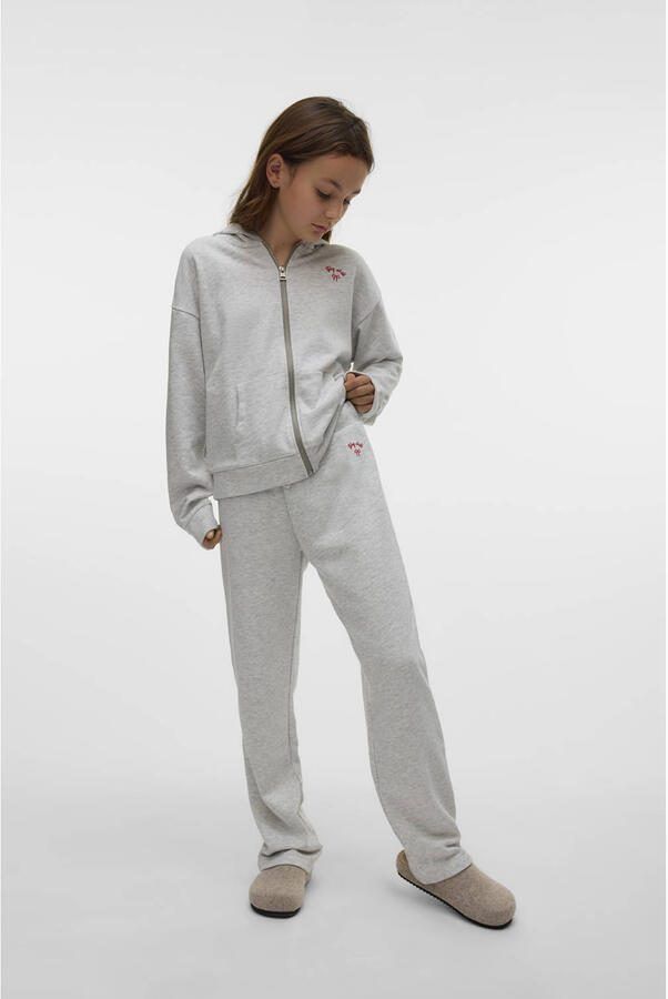VERO MODA GIRL sweatvest grijs melange