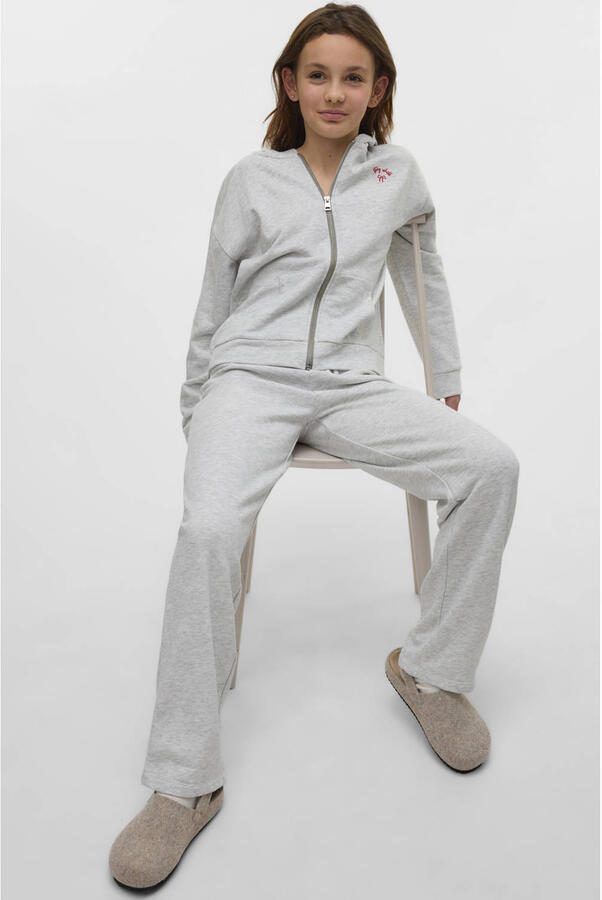 VERO MODA GIRL sweatvest grijs melange - Foto 3