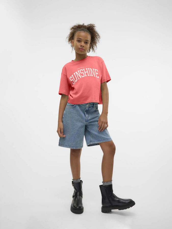 VERO MODA GIRL T-shirt roze - Foto 2