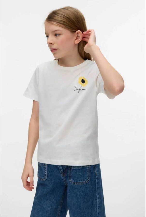 VERO MODA GIRL T-shirt wit - Foto 2