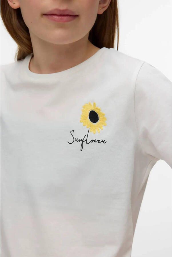 VERO MODA GIRL T-shirt wit - Foto 3