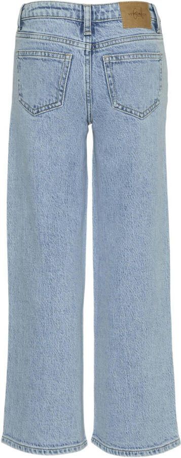 VERO MODA GIRL wide leg high waist jeans light blue denim
