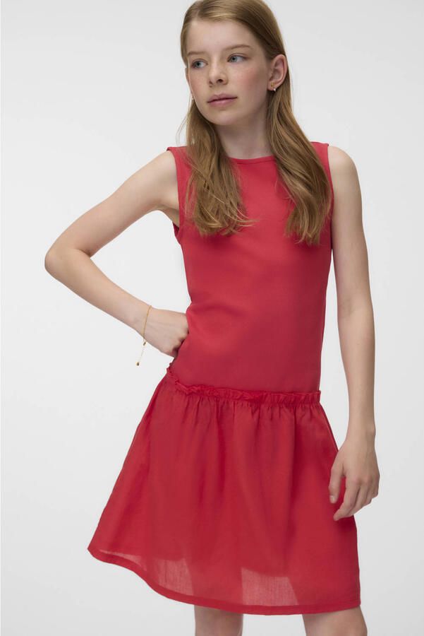 VERO MODA GIRL zomerjurk rood