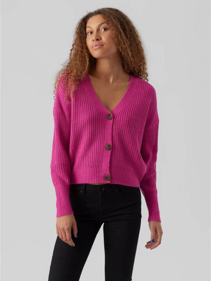 Vero Moda Cardigan VMLEA LS V-NECK CUFF CARDIGAN NOOS
