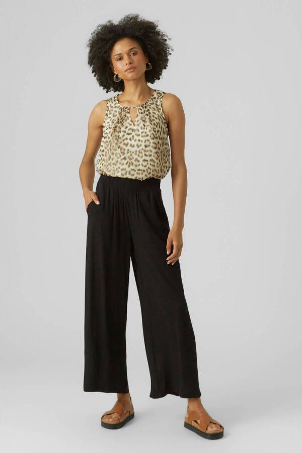 Vero Moda Wijde broek van zuivere viscose model 'MENNY'