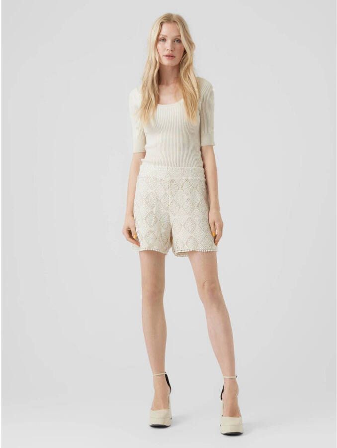 Vero Moda Korte broek met structuurmotief model 'MAYA'