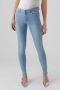 VERO MODA regular waist slim fit jeans VMALIA light blue denim - Thumbnail 1