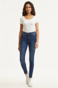 VERO MODA high waist skinny jeans VMSOPHIA medium blue denim