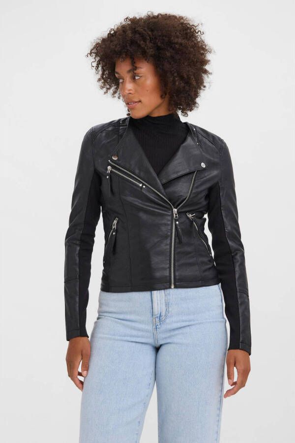Vero Moda Vmriafavo 22 Short Coated Jacket NO: Black | Freewear Zwart Dames